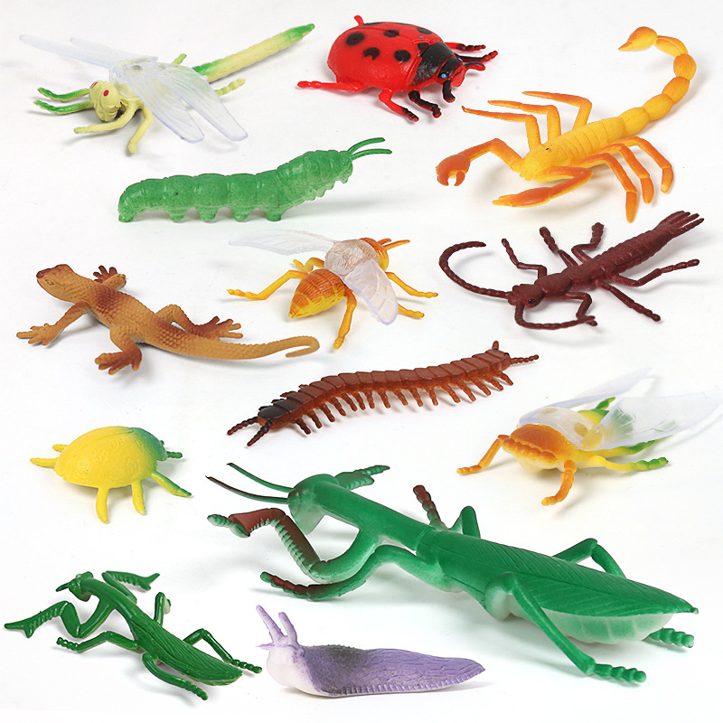 ebay Amazon cross-border children's toy set, realistic insect model toy portable box wholesale Item Picture