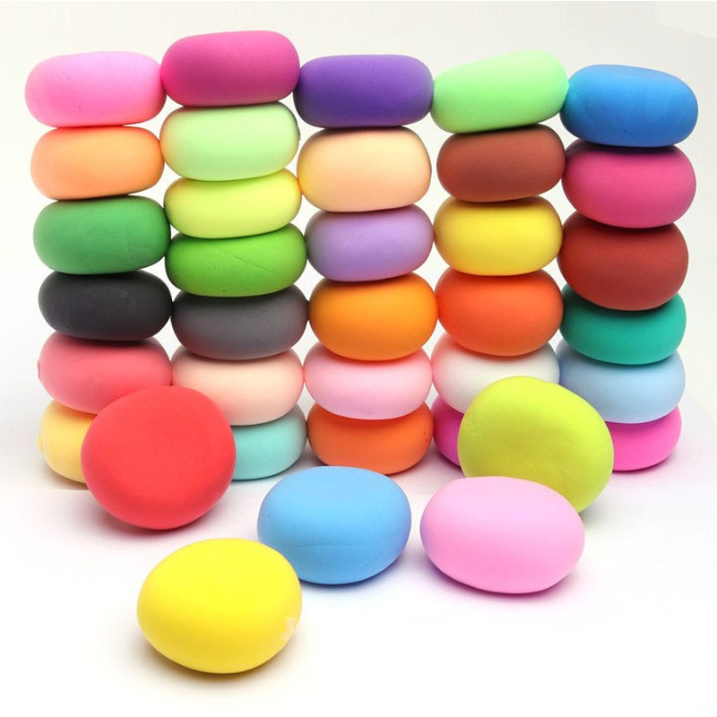 Customized art material package: 5g colored clay, 10g space clay, 50g, 100g packaging, children's ultra-light clay wholesale Item Picture