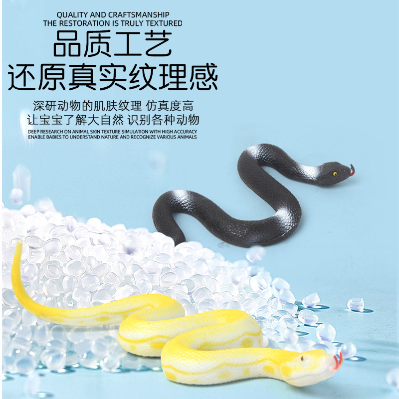 Cross-border new product simulation snake model toys, realistic models, children's early education and intelligence animal street stall small toys wholesale Application Scenario
