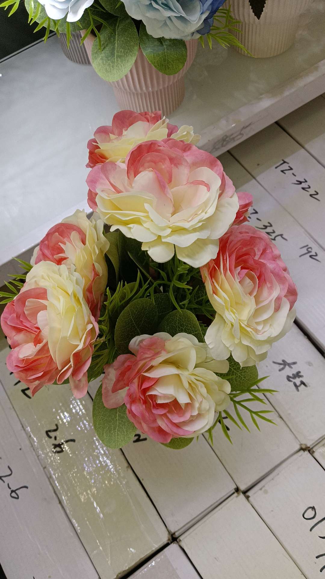 工艺品植物工艺品编织花篮柳编提篮盘景手工装饰礼品