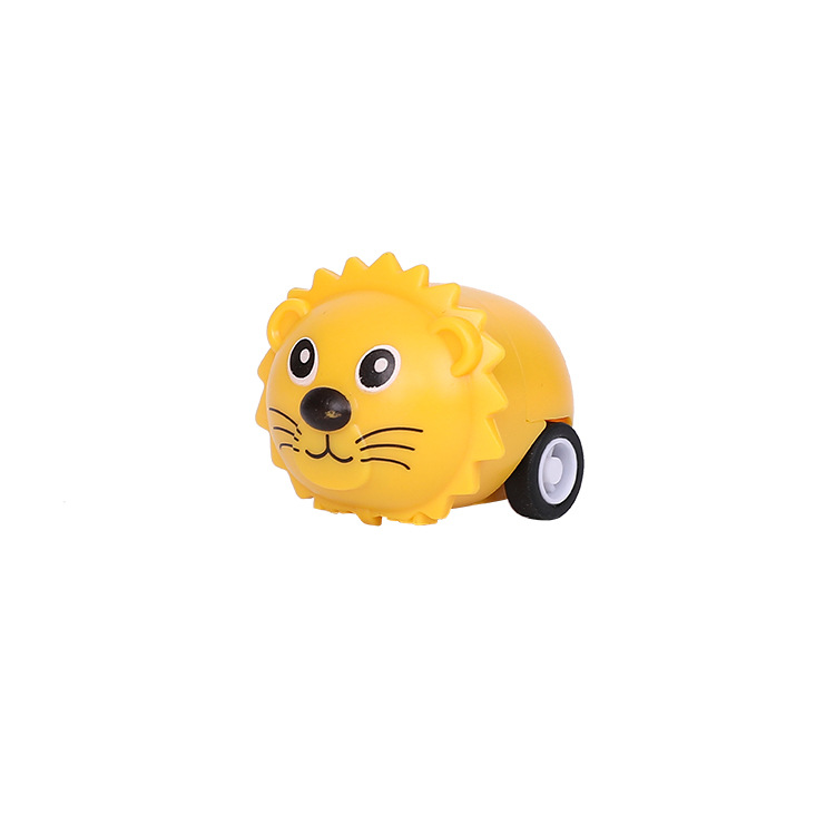 Wholesale of cartoon children's small toys, animal mini rebound cars, educational gifts, inertial mini cars, ground promotion gifts Item Picture