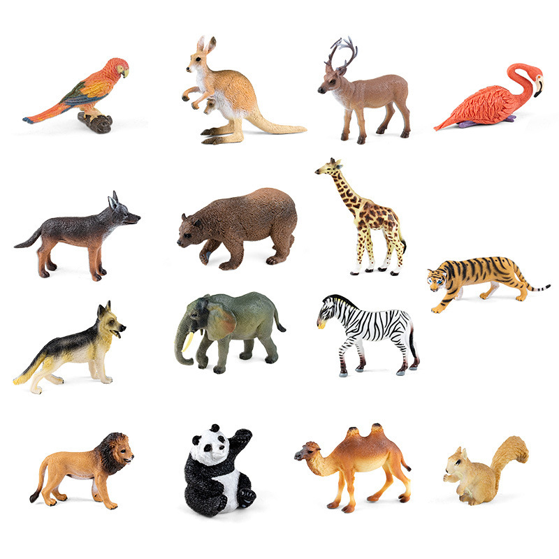 Cross-border simulation animal toys, animal collection, PVC solid animal models, desktop ornaments, zoo gifts Application Scenario