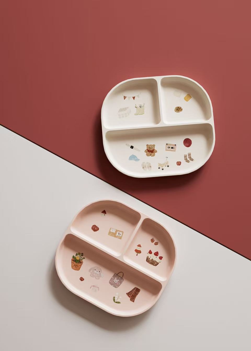 婴儿餐盘/玩具/辅食碗/硅胶辅食碗/婴儿用品产品图