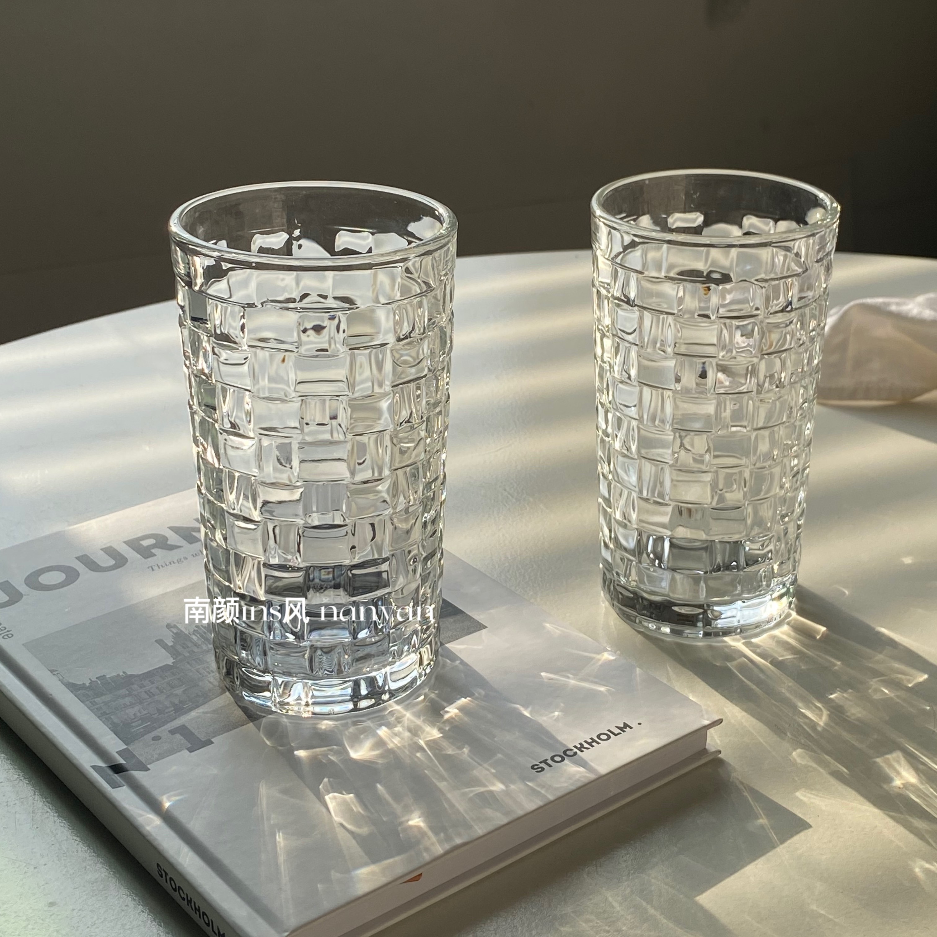 玻璃杯水杯 双层网红玻璃杯 玻璃杯7