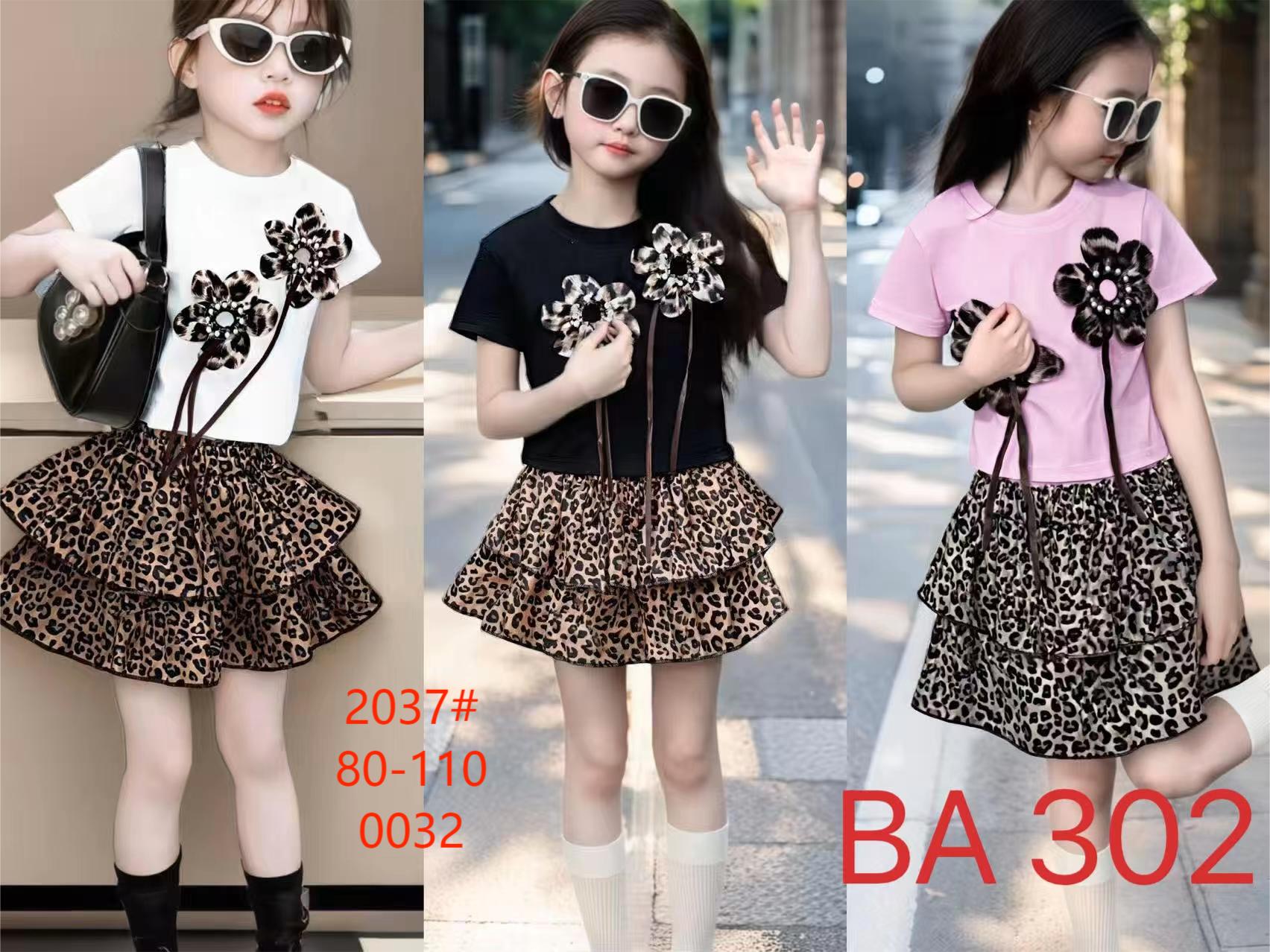 Children's clothing, baby short-sleeved princess dresses, pleated skirts, American autumn children's dresses, children's skirts details Picture