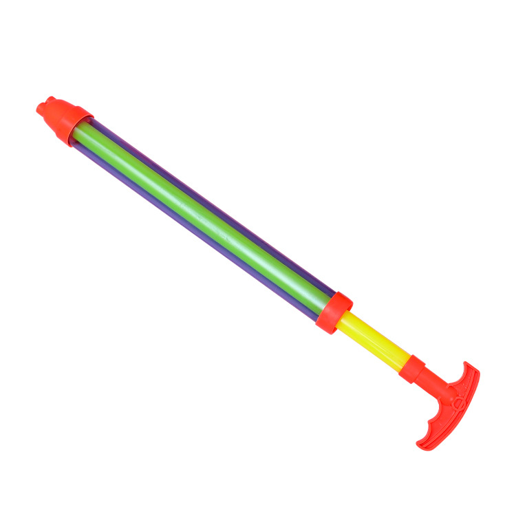 Children's toy pull-out extended water gun, water cannon, rafting, water play, beach, street stall toy, transparent water pump Item Picture