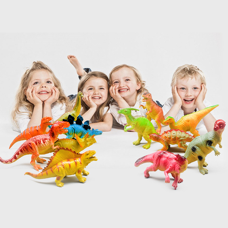 New product: Press to Sound Little dinosaur cross-border toy wholesale in stock, Amazon creative simulation model toy full figure