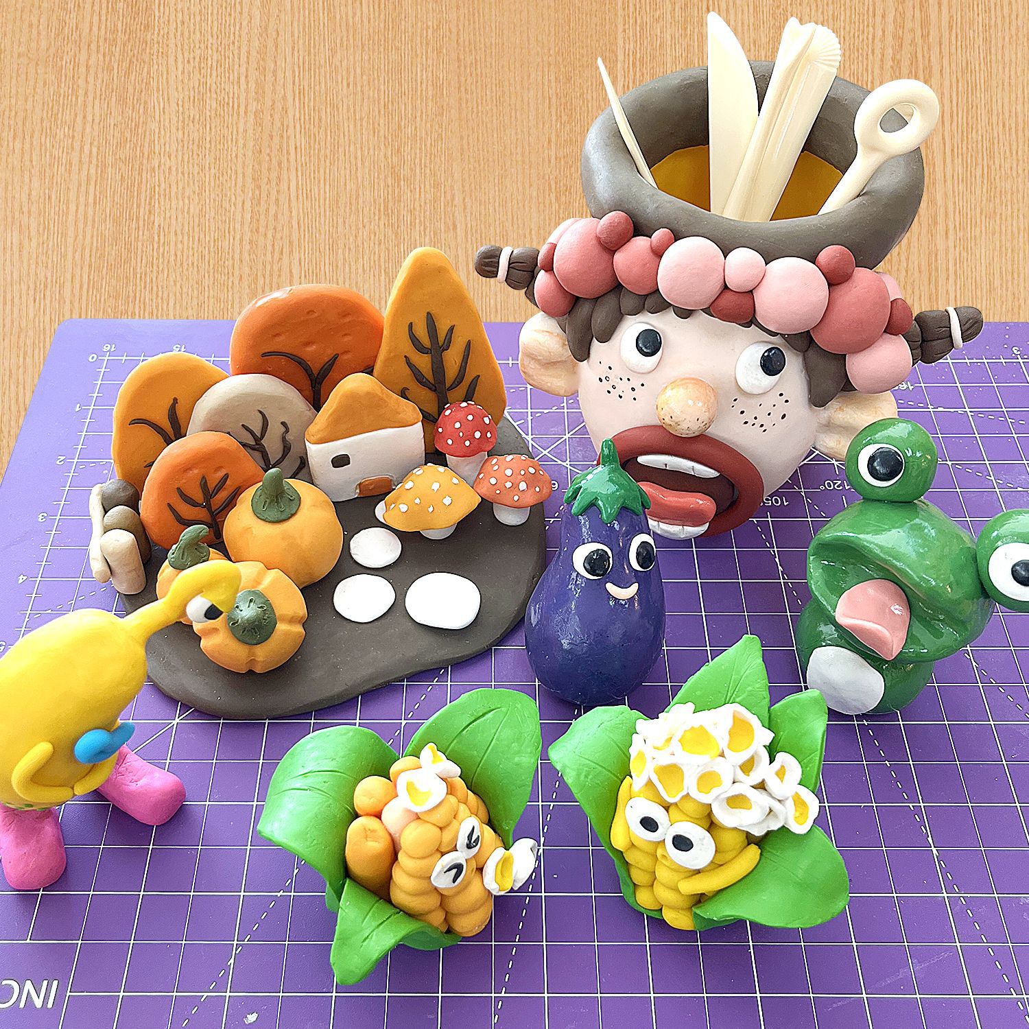 Soft clay 50-color and 24-color clay plasticine hand-held box, Amazon oven clay, colored clay tool set Application Scenario