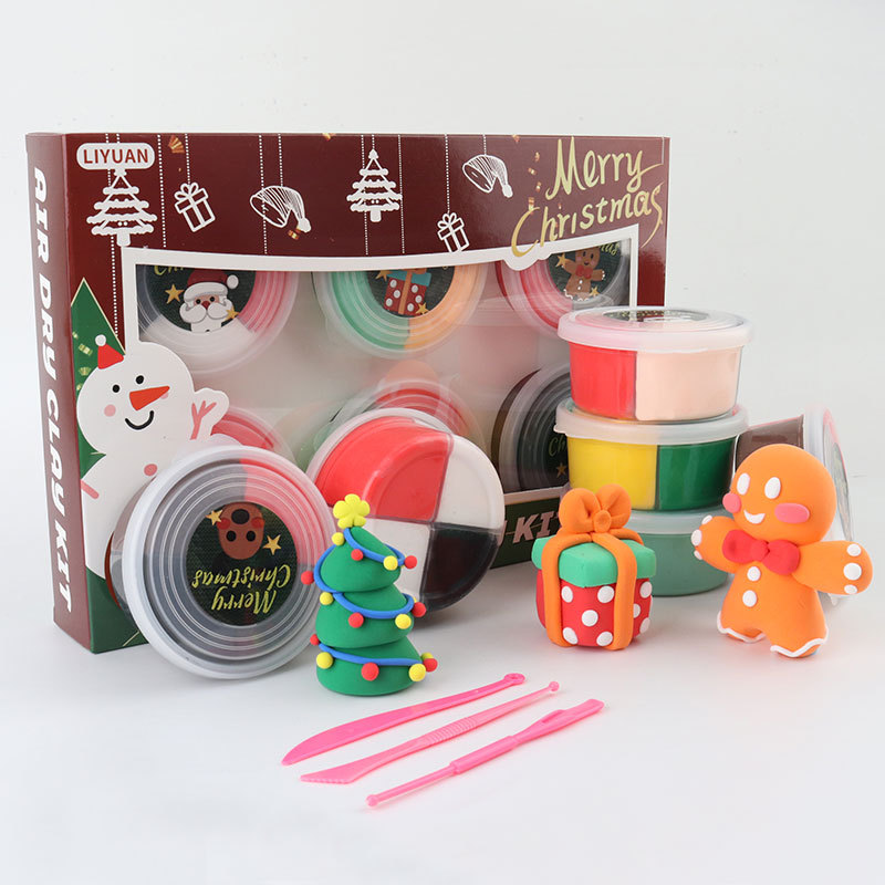 Super light clay Christmas gift, plasticine, kindergarten clay handicraft festival DIY set for Halloween details Picture