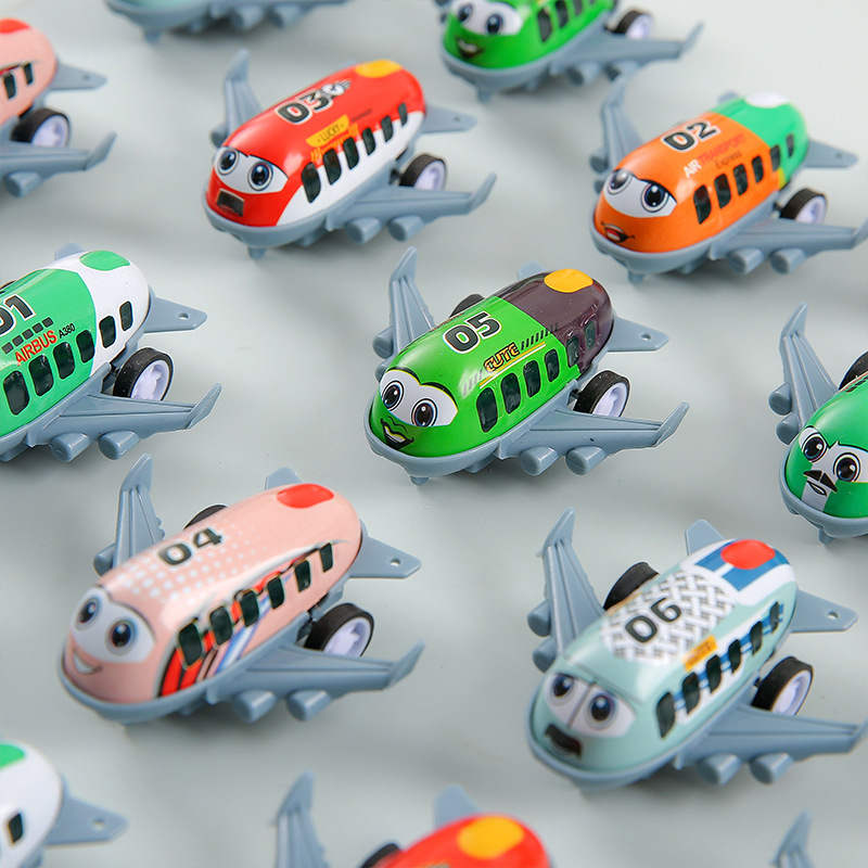 Douyin alloy rebound car, toy car, children's tin sports car, stress-relieving little monster set, wholesale at street stall full figure