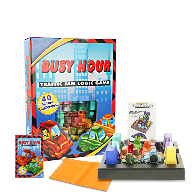 Table toys, peak hours, traffic congestion time, parking lot, children's educational toys, intellectual development, brain-stimulating board games Application Scenario