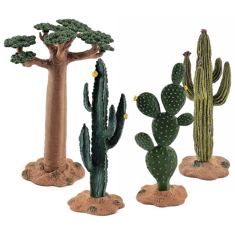 Simulation tree scene model, wild plant grass sand table, garden micro-landscape creation, small tree decoration model details Picture