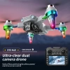 Cross-border unmanned aerial vehicle (UAV) aerial photography with display screen, remote control LED quadcopter, brushless optical flow electronic control remote control aircraft details Picture