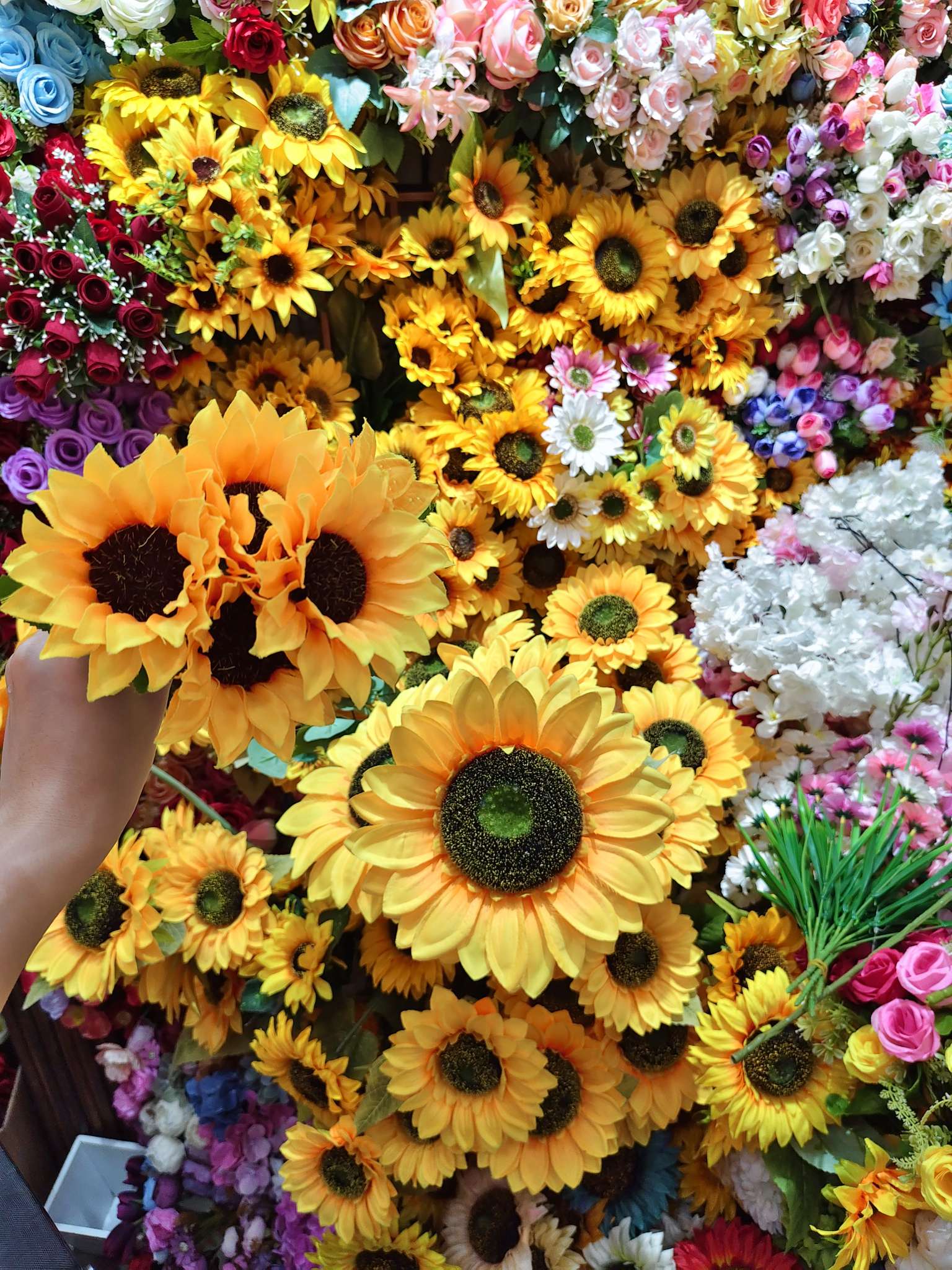 仿真工艺品蝴蝶兰地瓜叶干花摆设仿真花瓣仿真花剑兰创意装饰礼品