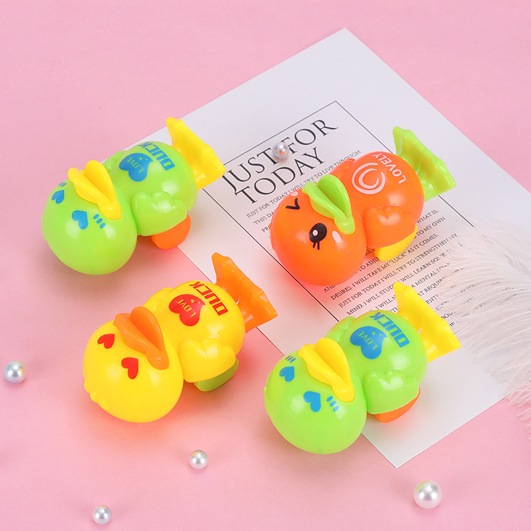 Mini Huili popular little duck cartoon animal gift, Fun Egg, kindergarten street stall small toys details Picture