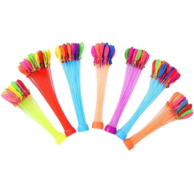 Quick water injection balloons, water balls, children's toys, stingy fans, water guns, balloons, water bombs, water injection, water fight balloons Item Picture