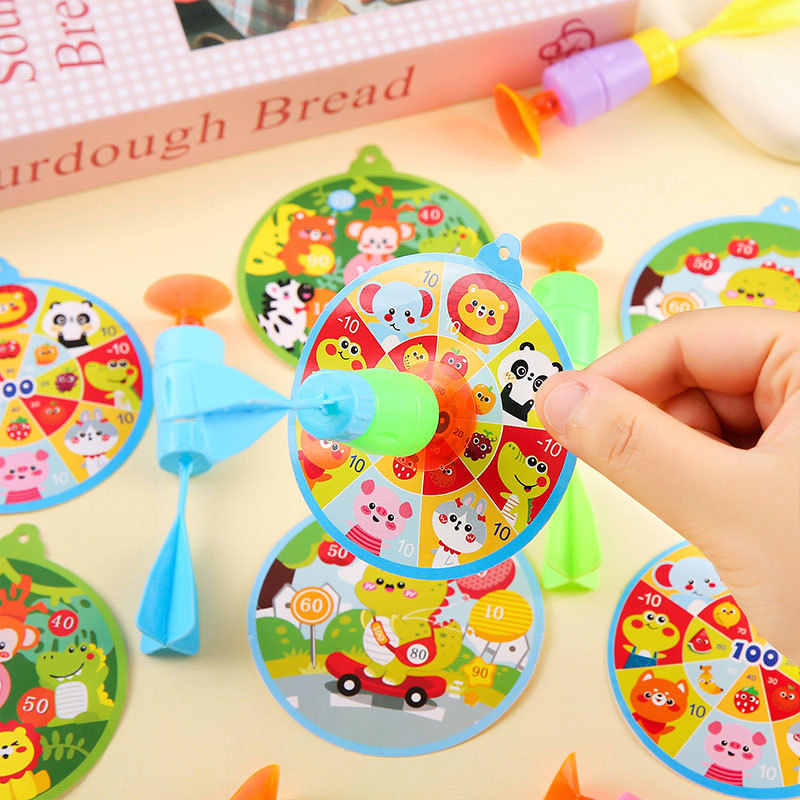 Children's small toys, suction cups, flying needles, darts, street stall gifts, children's toy hanging boards, matching gifts for kindergartens full figure