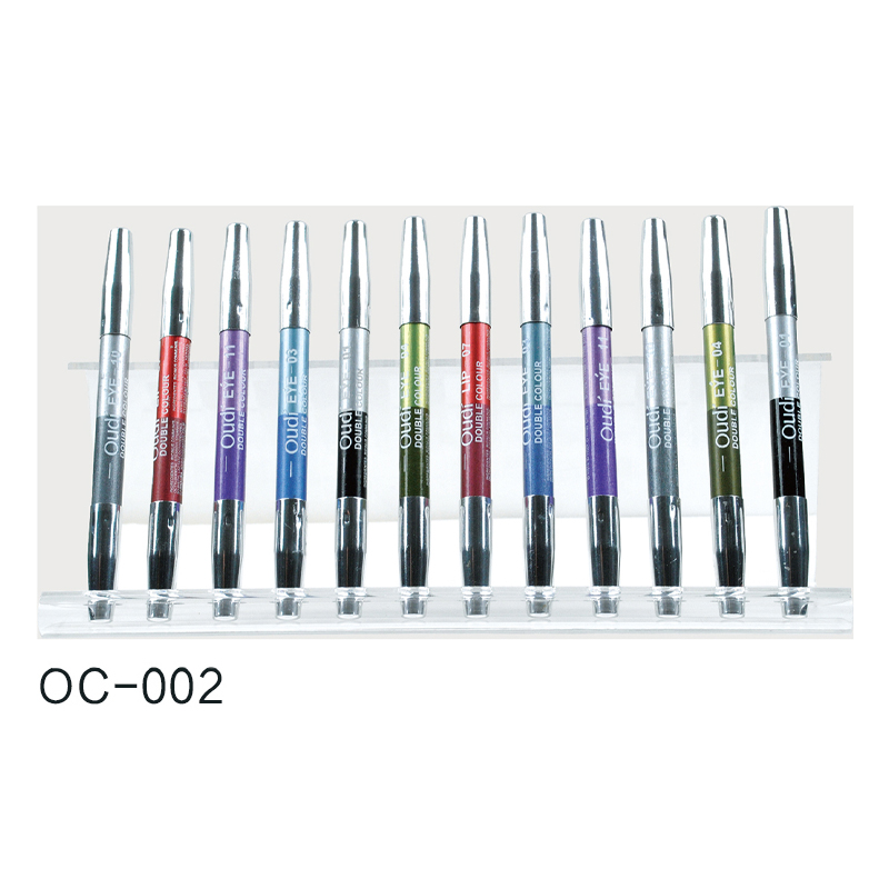 跨境专供眉笔自然流畅野生眉不易脱色防水外贸爱沃玛OC-002眉笔眼线笔