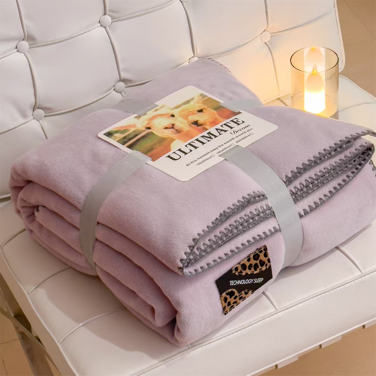 高级感仿羊绒毛毯多功能沙发盖毯a类牛奶绒披肩毯办公室午休毯子产品图