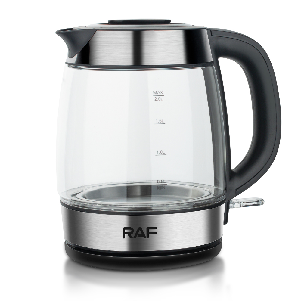 RAF European standard glass electric kettle 2.0L household electric kettle automatic power-off kettle health kettle overheat protection Item Picture