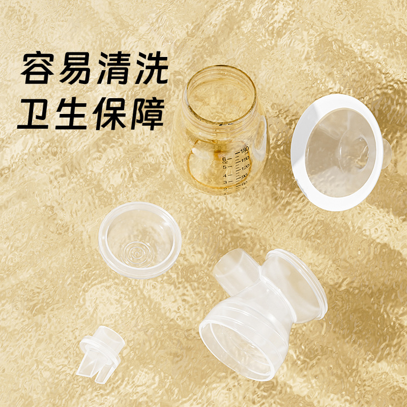 missbaby双边电动吸奶器产后挤母乳全自动吸力大静音舒适吸乳器产品图