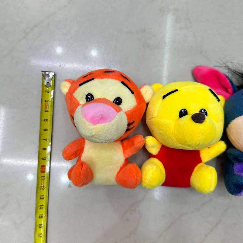 Nick leopardo oso cerdo burro animal juguete de peluche mimético wenchuang souvenir muñeca creativa colgante de perimetro de dibujos animados colgante de peluche llavero muppet colgante adorable decoración clip de regalo máquina de muñeca fábrica venta directa Specification image