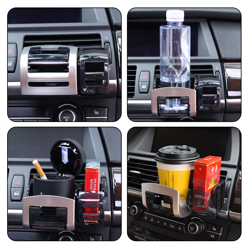 舜威工厂车用饮料架车载水杯支架多功能支架汽车空调口出风口杯架细节图