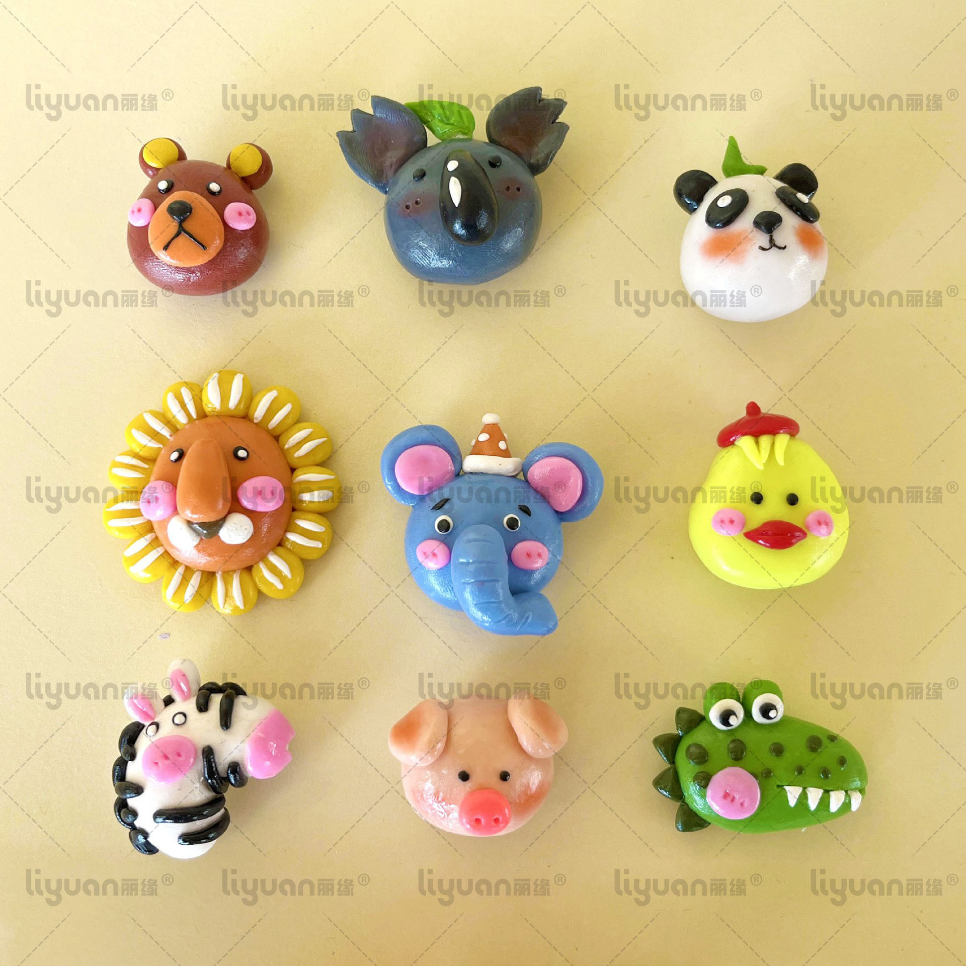 Soft clay factory wholesale 10-color 10-gram blister card packaged children's toys clay plasticine DIY clay sets Application Scenario