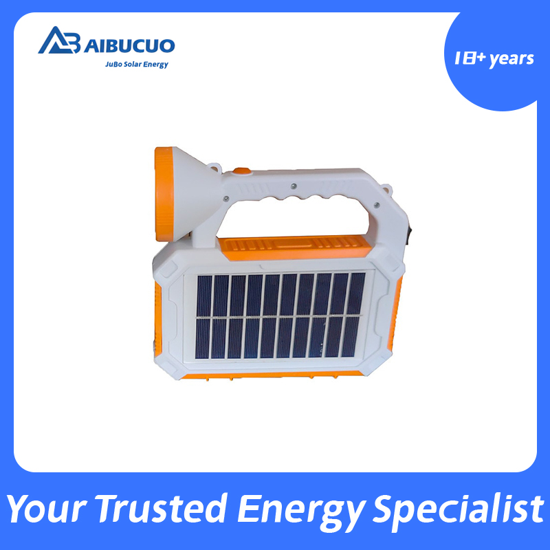 AIBUCUO Jhubo JFS101 800w High-quality 6000-6600MA solar emergency light AIBUCUO