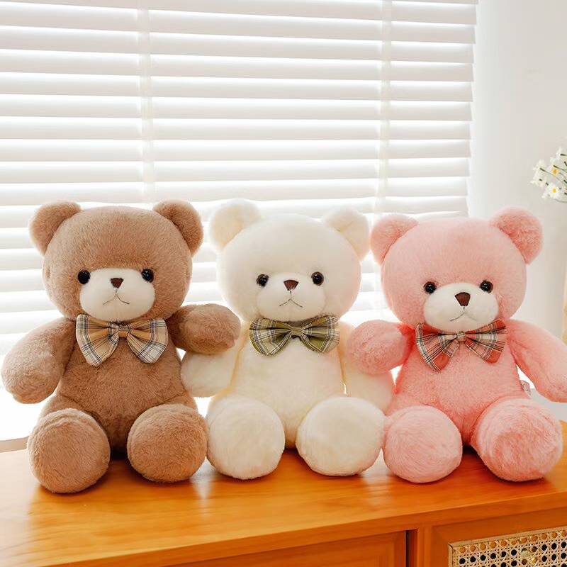 新款可爱小熊公仔毛绒玩具泰迪熊儿童玩偶抱枕娃娃生日礼物批发细节图