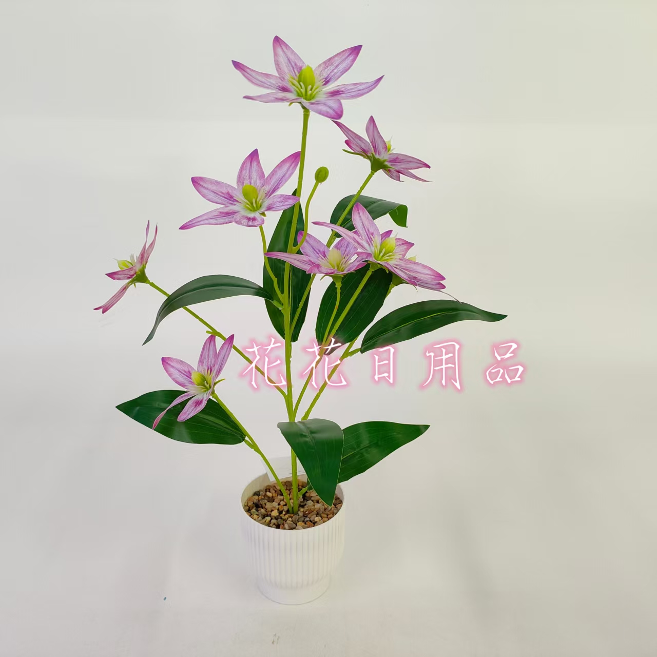 Artificial flowers, artificial flower bonsai, bonsai magnolia flower decorations details Picture