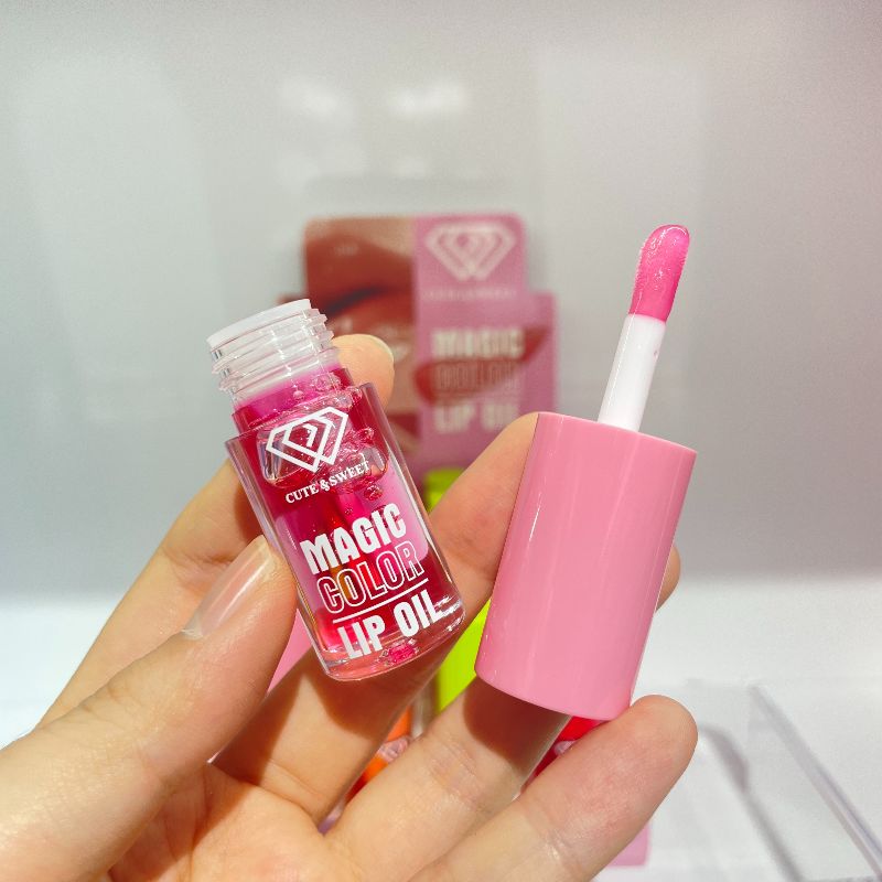 LIP gloss LIP OIL Color changing lip oil Magic Lip Oil Item Picture