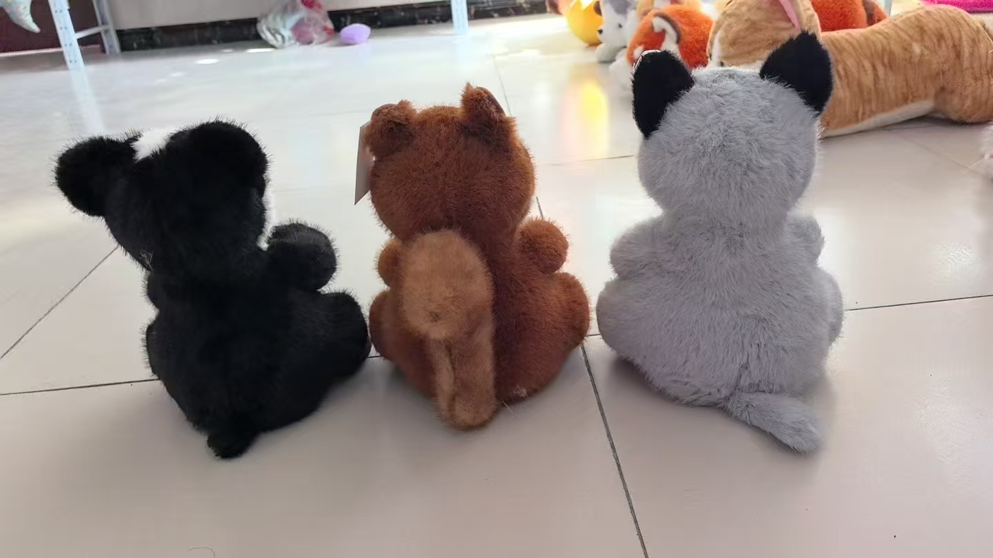 跨境创意毛绒玩具祈愿水獭公仔仿真可爱儿童玩偶抓机娃娃现货批发细节图