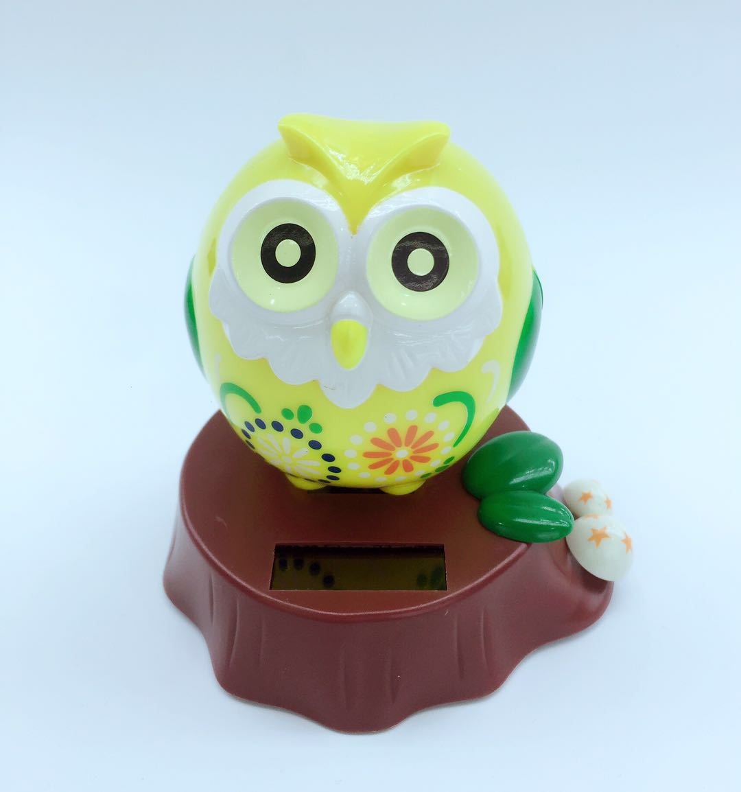 车饰太阳能摇头猫头鹰汽车摆件 创意公仔饰品节日礼品一件代发汽车装饰车饰便宜