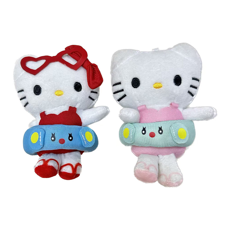 毛绒挂件/醒狮灯笼/马年挂件/kitty/毛绒玩具小挂件白底实物图