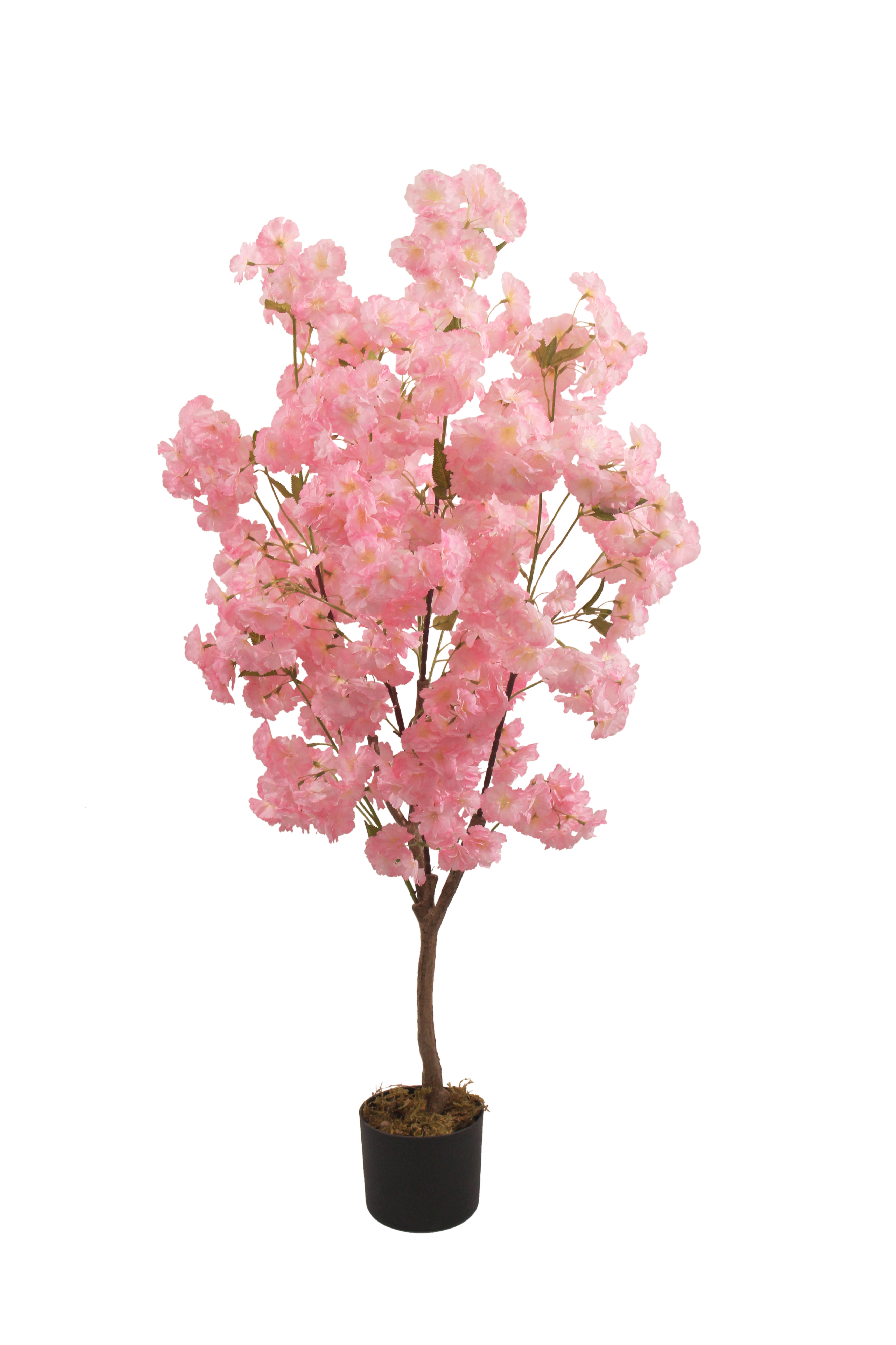 仿真盆栽蝴蝶兰玻璃瓶插花摆件针织花花苗地瓜叶装饰品