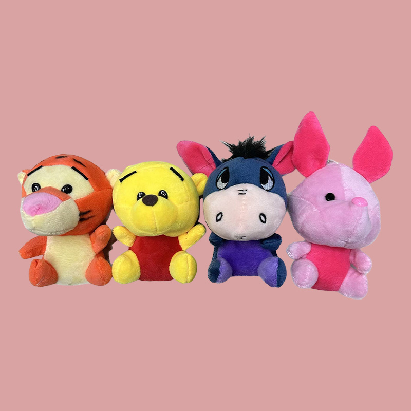 Nick Leopard, Bear, pig, donkey, anthropomorphic plush toys, cultural and creative souvenirs, creative dolls, cartoon accessories, pendants, plush figurines, keychains, cloth dolls, cute decorative gifts, claw machine factory direct sales