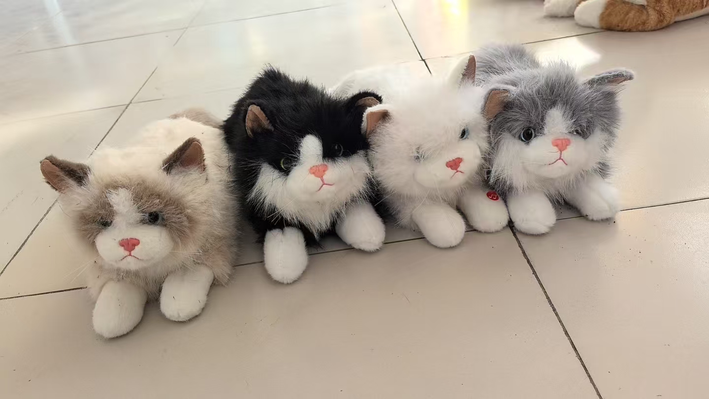仿真布偶猫公仔猫咪玩偶毛绒玩具会叫可爱宠物小猫布娃娃女生礼物