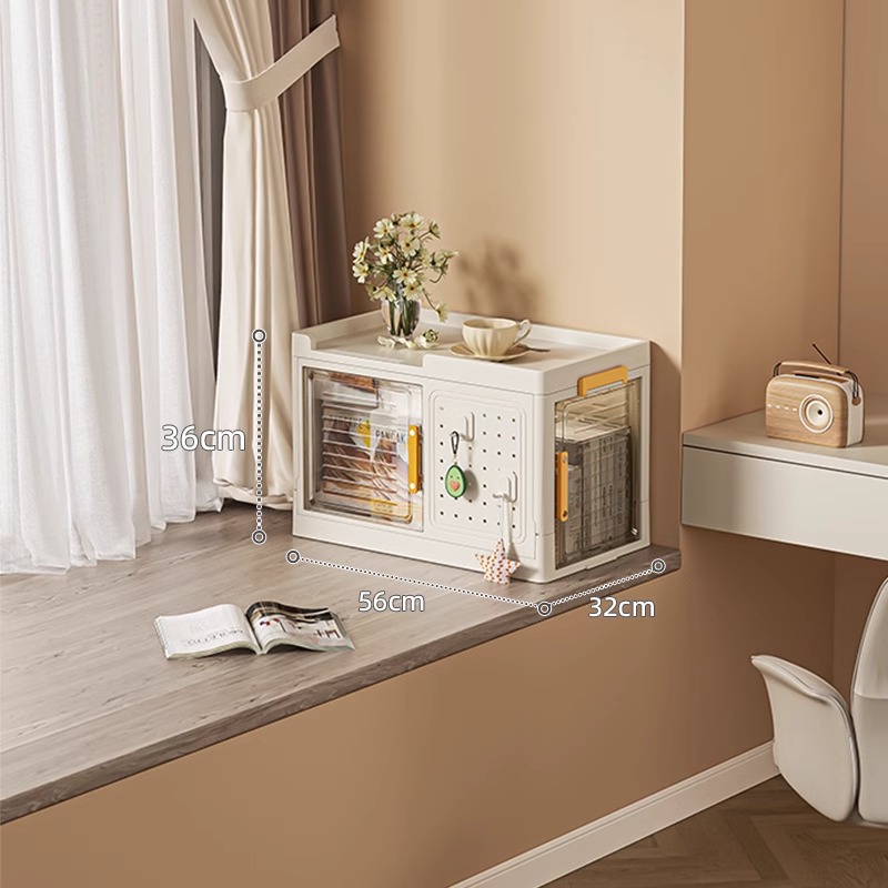 D47-7230一层收纳柜免安装家用客厅玄关置物架多层沙发侧边夹缝卧