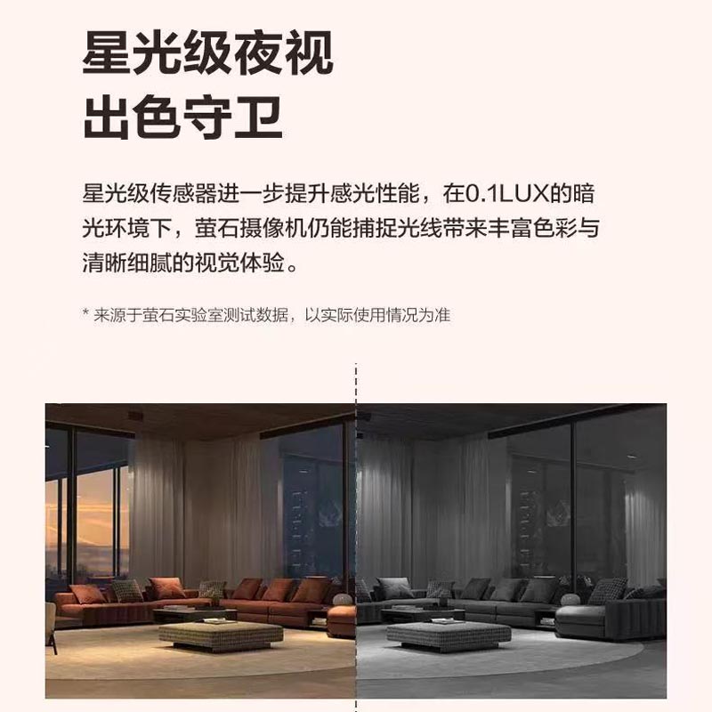 The 360-degree AI wireless camera of the Fluorite H6 4G network pan-tilt offers free remote monitoring of AC traffic details Picture