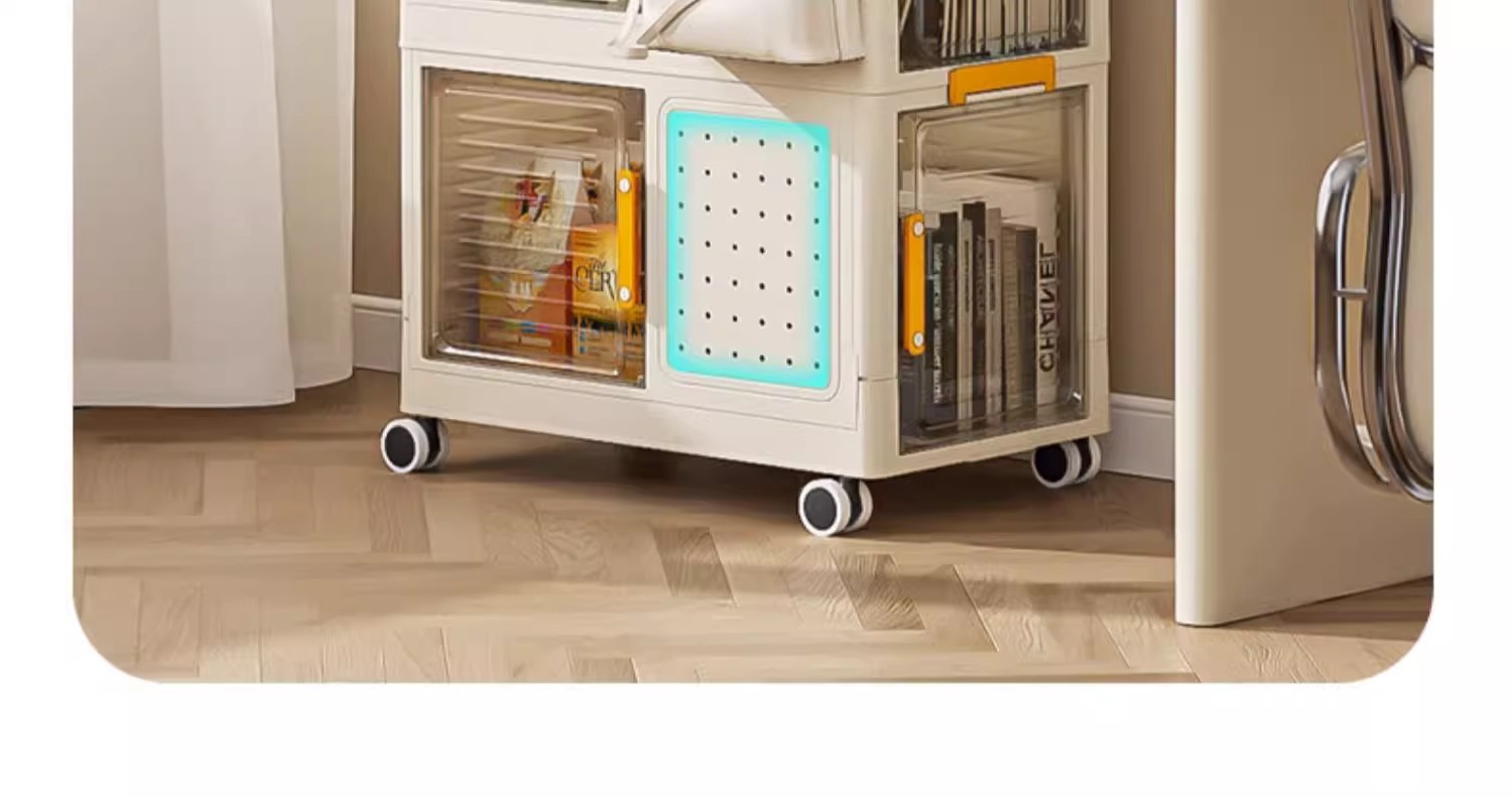 D47-7230一层收纳柜免安装家用客厅玄关置物架多层沙发侧边夹缝卧详情图9