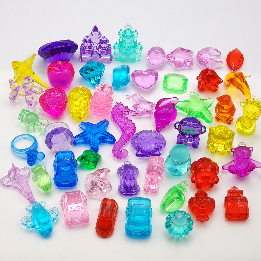 YOZO brand wholesale acrylic diamond plastic gemstone children's toys, crystal imitation gemstone toys, amusement park and shopping mall consignment Application Scenario