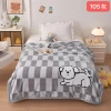 New non-shedding single student dormitory cloud blanket, cover blanket, nap blanket, velvet blanket, 1.5-meter warm blanket for autumn and winter, Raschel blanket Application Scenario