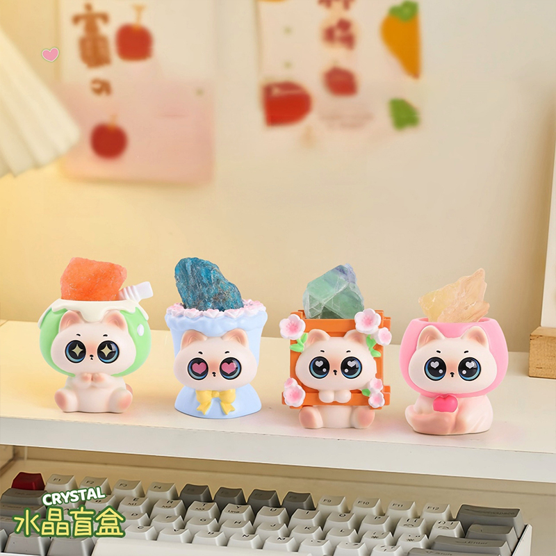 萌粒/模具/财神/小猫摆件/树脂香炉产品图