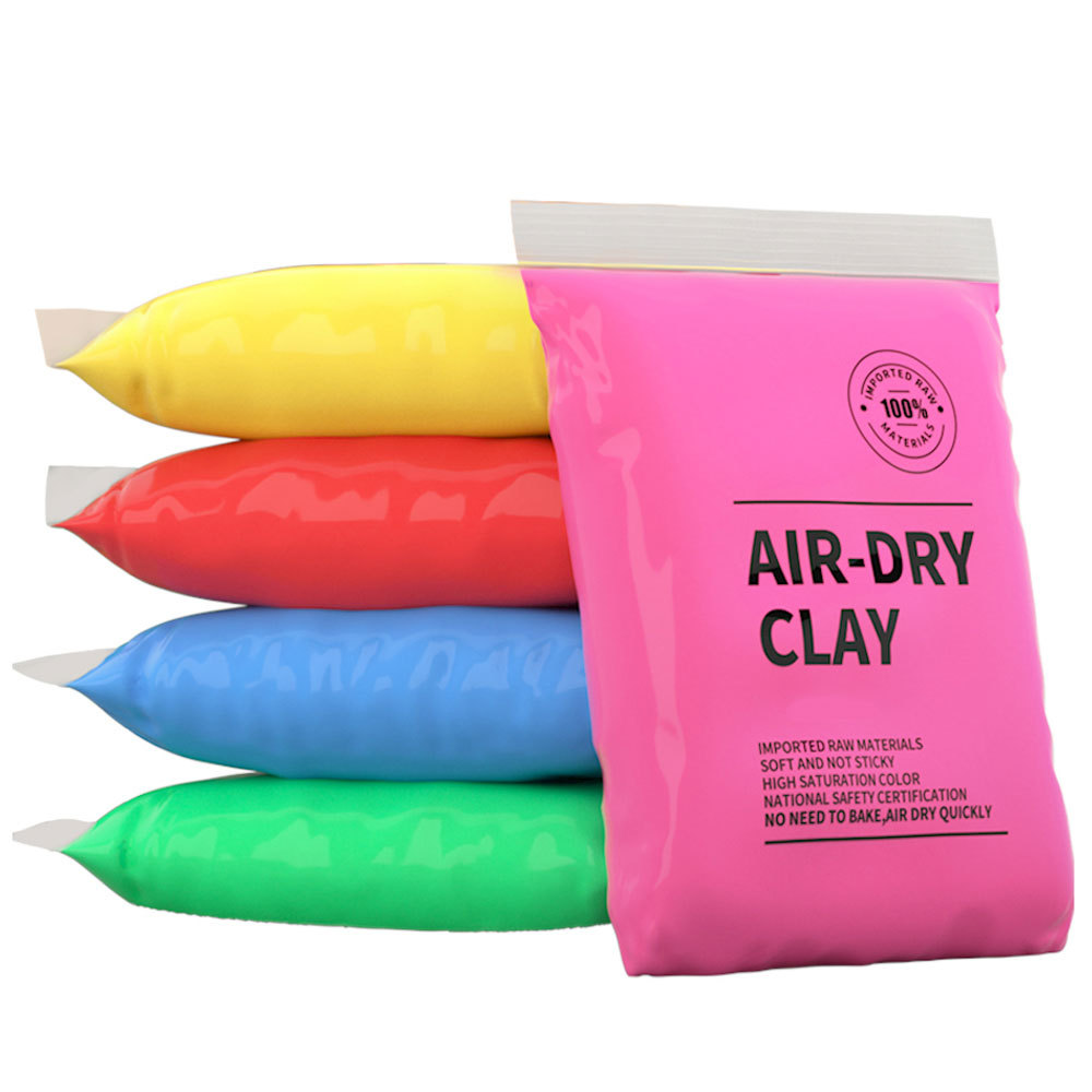 Wholesale diy set of 100g light clay, 24-color large package, colored clay, plasticine, parent-child interactive space clay Item Picture