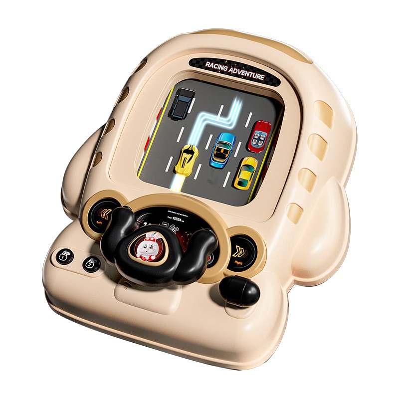 Children's educational enlightenment toys: car track adventure, racing, steering wheel driving simulation boy toys Specification drawing