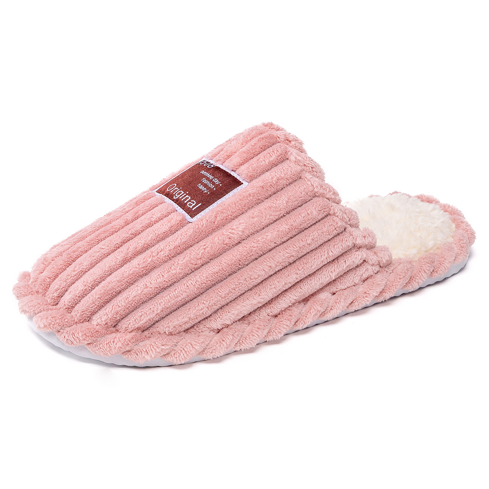 Women's cotton shoes, winter home cotton slippers, one-foot cotton boots, warm women's shoes, cross-border TEMU, large-sized women's ankle boots Item Picture