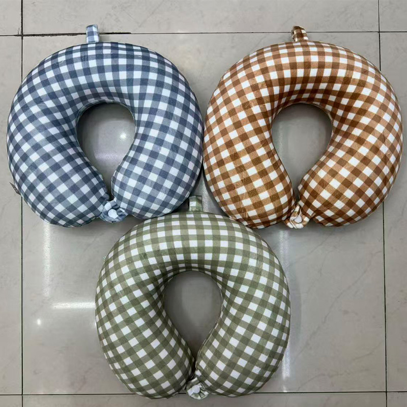 充气u型枕/记忆棉U枕/优型枕/u型枕充气/U型枕产品图