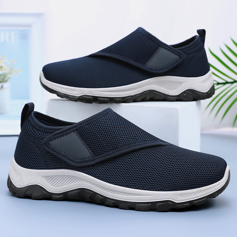 Jinshi Yuan - Women's casual shoes, breathable single shoes, processing and customization, Soft-soled comfortable women's shoes for middle-aged and elderly mothers Specification drawing