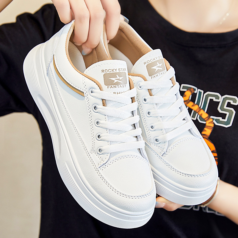 Wholesale of new breathable student sneakers, Korean-style sponge shoes and casual sneakers for women in spring details Picture